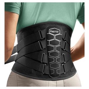 FREETOO Black Back Support Belt